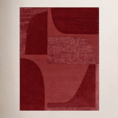 Megara Hand-Tufted Geometric Wool Rug