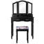 Ensemble coiffeuse avec tabouret et miroir Django-30960291