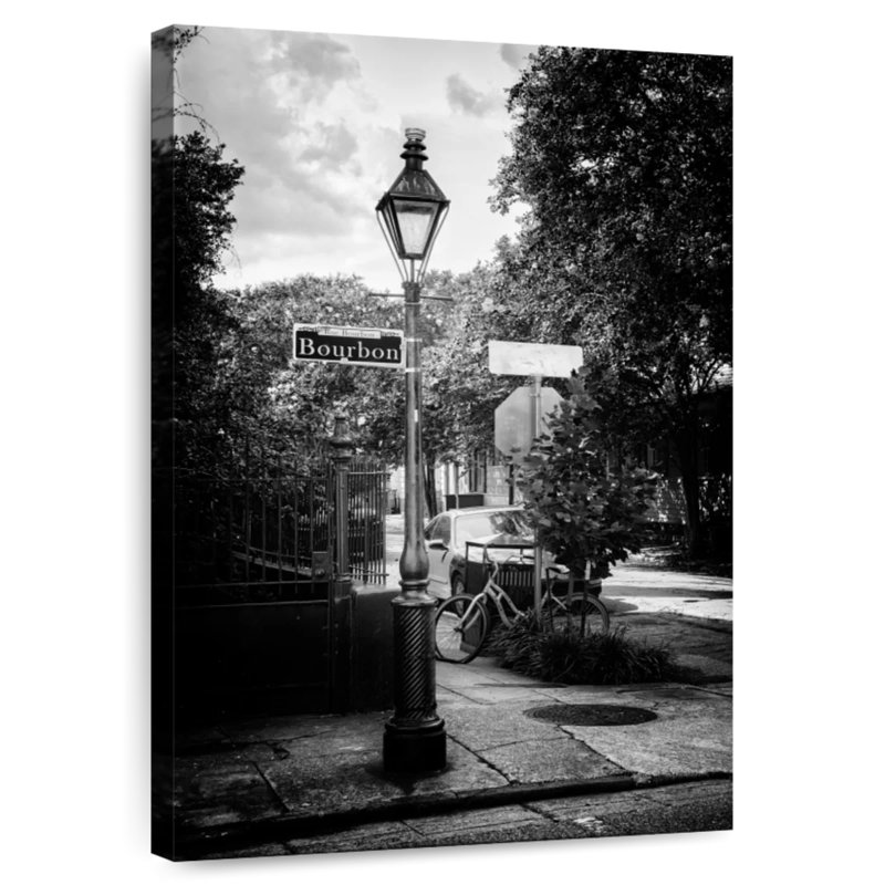 Aime noir NOLA - Rue Bourbon, H 51 po x l 34 po