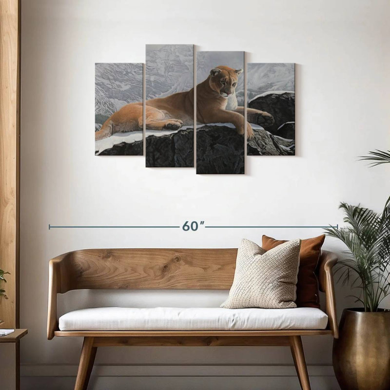 Brampt Alpine Hunter, 27" H x 43" W