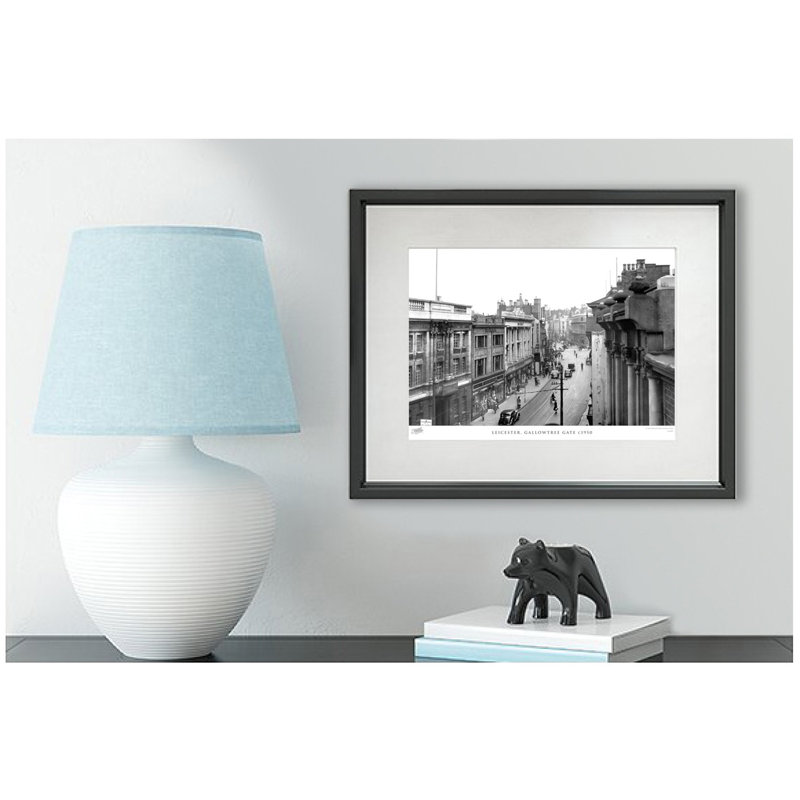 Leicester, Gallowtree Gate C1950 - Single Picture Frame Print, 63.3cm H x 83.5cm W x 2.3cm D