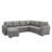 Latitude Run® U Shaped Sleeper Sectional Modular Sofa Bed With Storage Chaise-1740153019