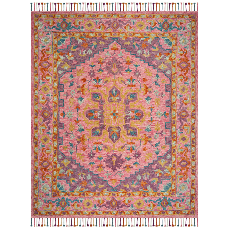 Vahakn Hand Tufted Wool Oriental Rug, Rectangle 2'3" x 5'