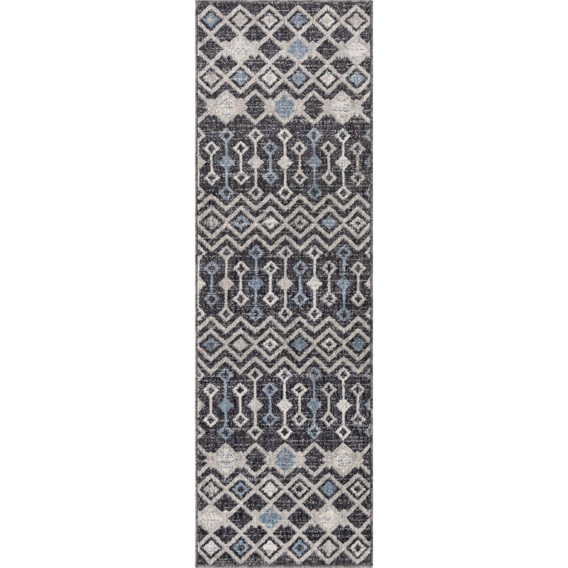 Abstract Indoor Rug, Runner 2' x 6'
