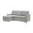 Kylie Upholstered L-Shaped Sectional Left Hand Facing-689600214