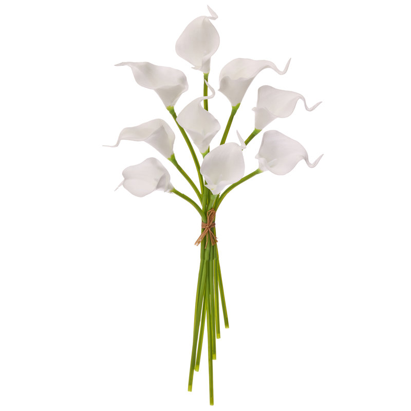 14" Natural Touch Mini Callas Lily Bundle
