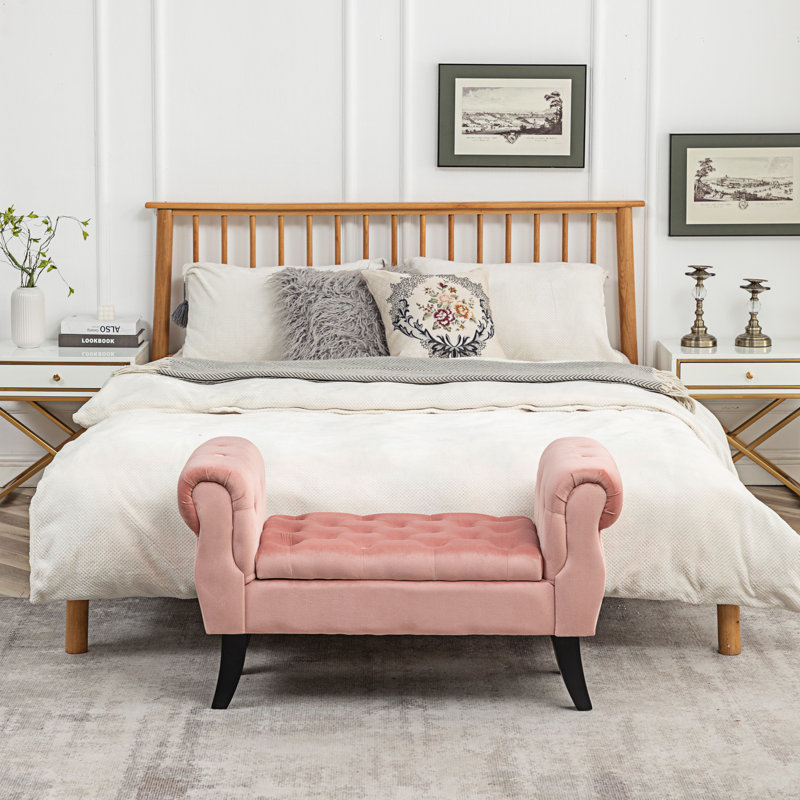 Banc de rangement Hayaa, Rose