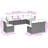  Garden Sofa Set Beige