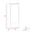 Armoire à pharmacie Mariana, une tablette extérieure, miroir à une porte et deux tablettes internes - noir-1809852380
