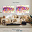 New York City, reproduction d'art sur toile abstraite-92760769