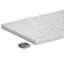 3 x 6 Bianco Carrara Marble Look Subway Tile