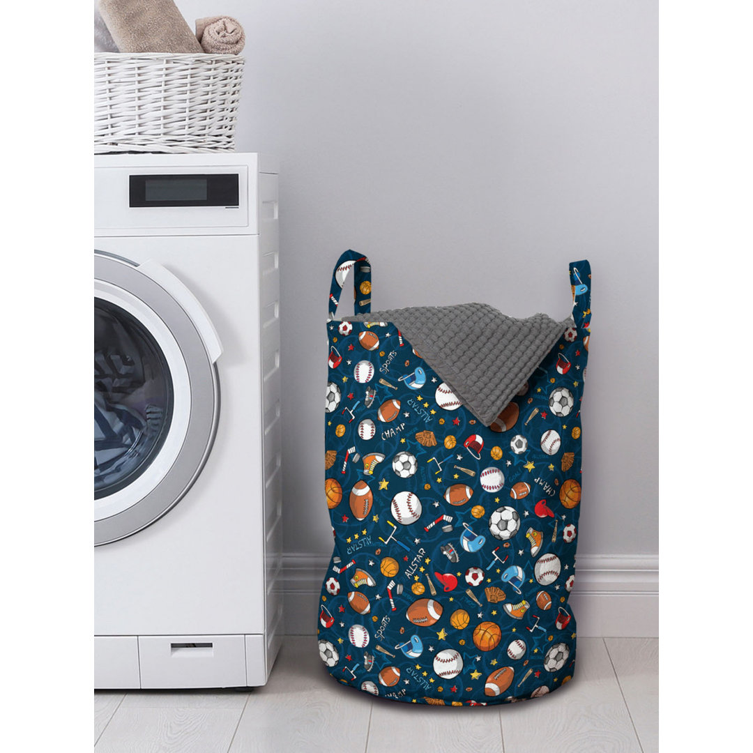 Fabric Laundry Bag with Handles East Urban Home