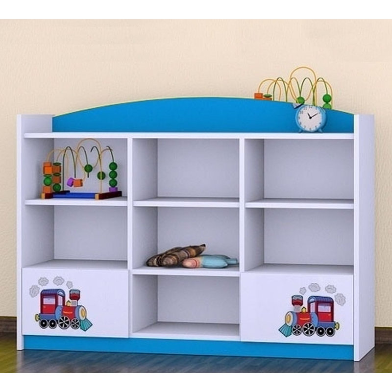 Kate 92cm H X 129cm W Transportation Kids Cube, Blue