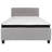 Aluino Button Tufted Platform Bed with Memory Foam Pocket Spring Mattress-485521783-485521780