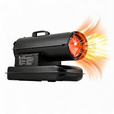 45000 BTU Kerosene/Diesel Fan Forced Space Heater, with 5 gal Tank