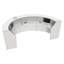 Pecora 3 Person U-Shaped Synthetic Laminate Reception Desk-851505957