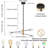 Derhonda LED Modern Linear Chandelier