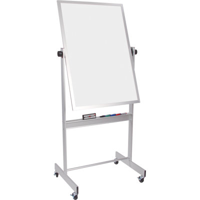 Deluxe Freestanding Reversible Magnetic Whiteboard