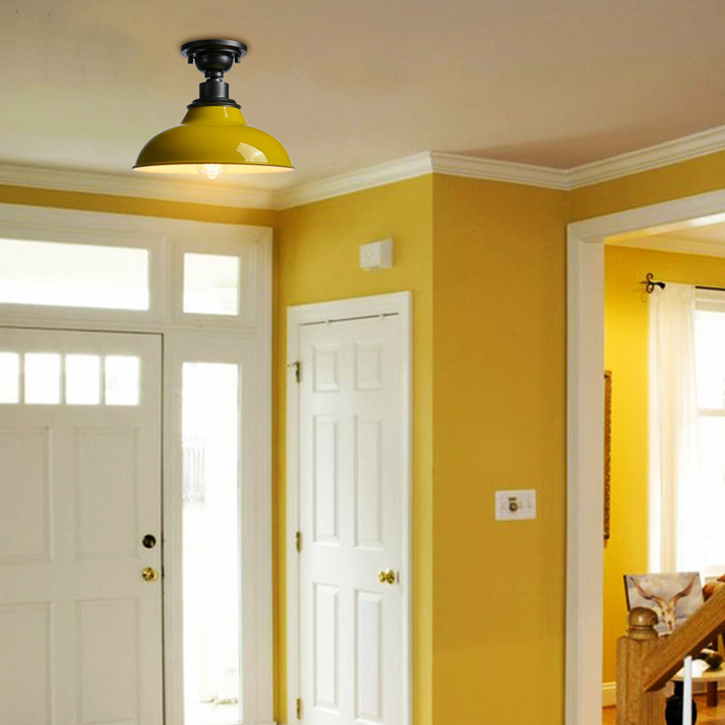 Ionathan Flush Mount, Yellow