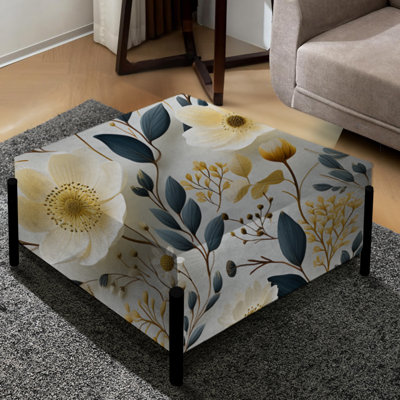 Grand repose-pieds Scandinavian Garden Flower Whirl