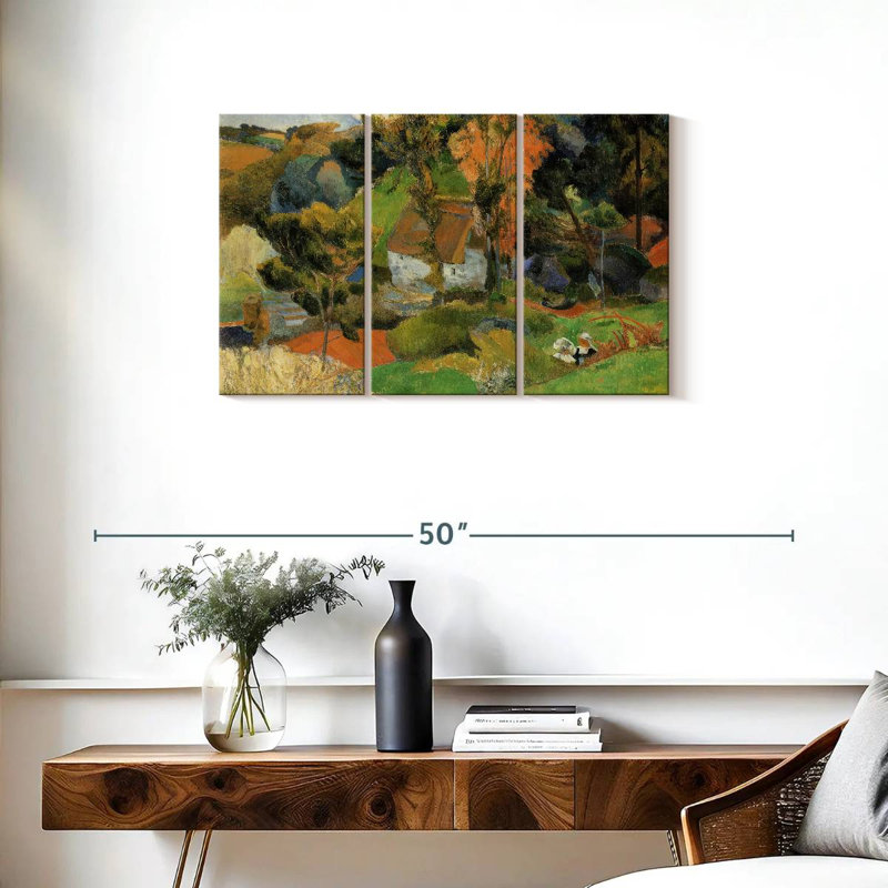 Paysage d'Alvord à Pont-Aven, H 20 po x l 33 po