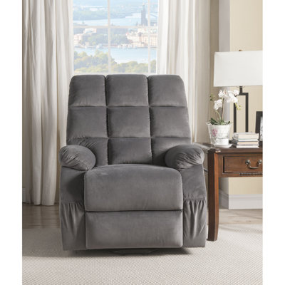 Fauteuil inclinable gris Power Lift avec massage