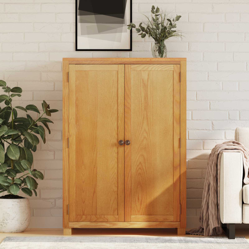 Engineered Wood Rectangle Accent Cabinet, 115cm H x 80cm W x 35cm D