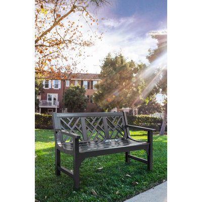 Chippendale Cast Aluminum Park Bench