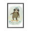 «Hipster Sloth II», impression sur toile tendue-20833234-73084828-73084829