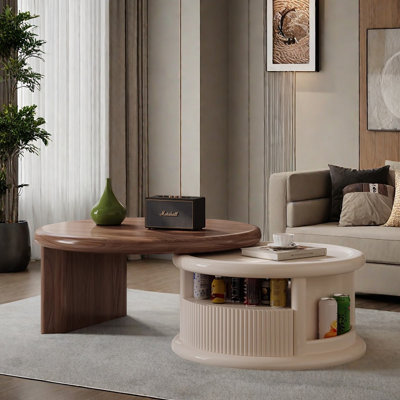 Cream-colored style with unique design tea table