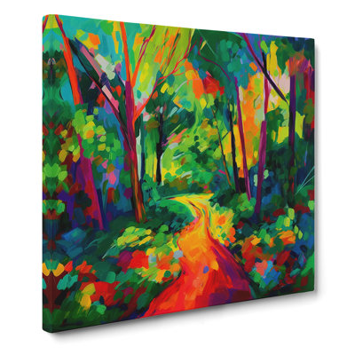 Forest Fauvism - Wrapped Canvas