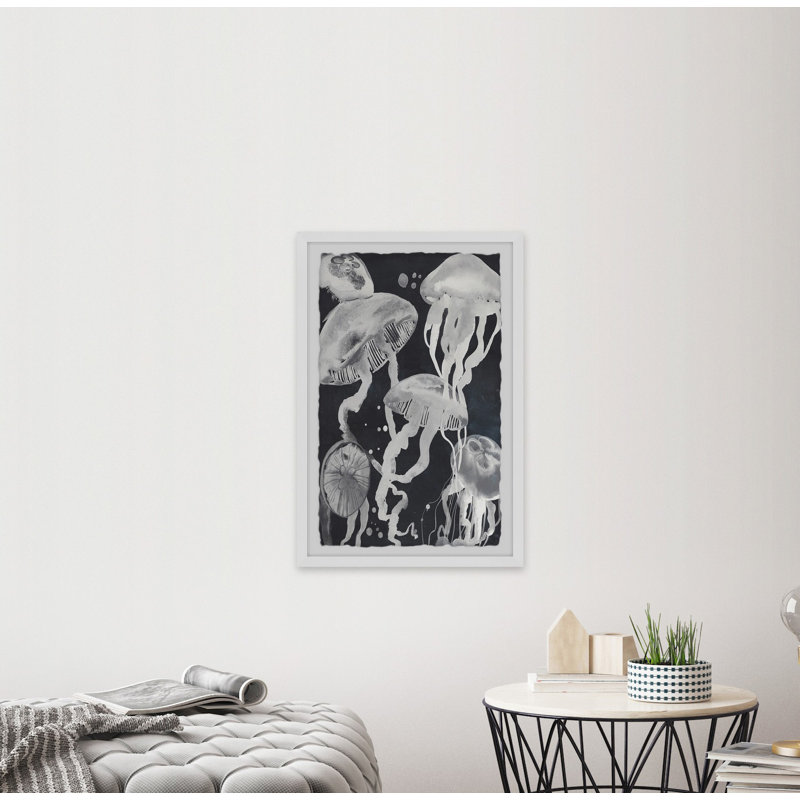 Jellyfish III - Single Picture Frame Print, 91cm H x 61cm W x 3.81cm D