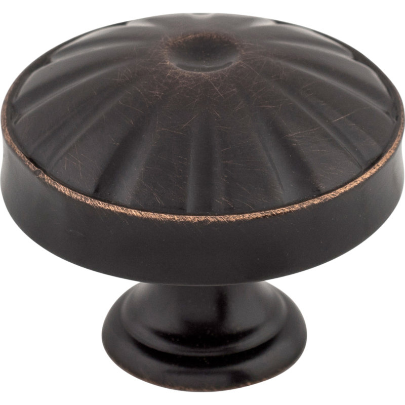 Hudson 1 1/4" Diameter Round Knob, Tuscan Bronze