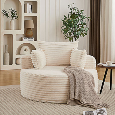 Fauteuil rembourré simple