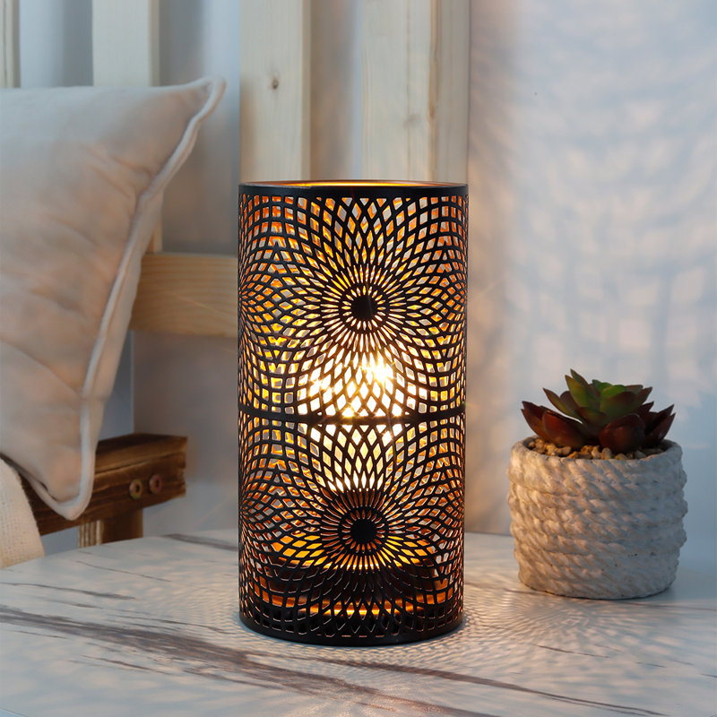 Camilah 19.5cm High Metal Battery Powered Table Lamp