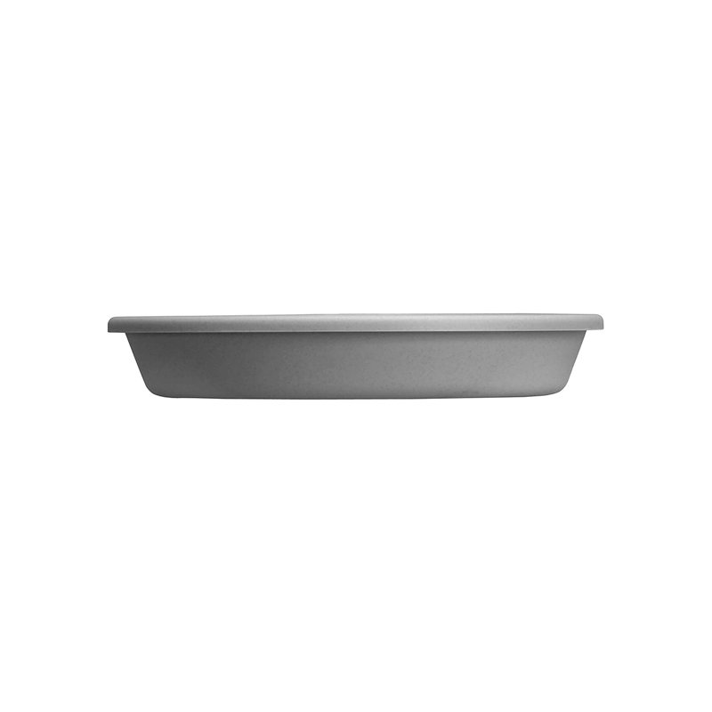 Pot à fleurs en plastique , H 3,63 po x l 21,13 po x P 21,13 po, Vert