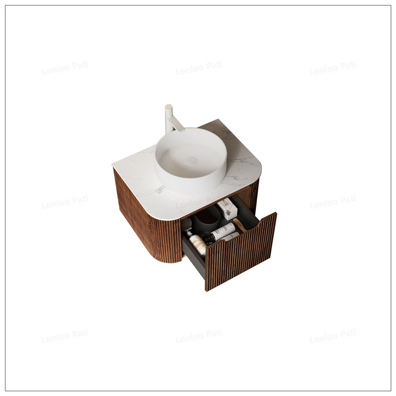 Meuble-lavabo 24 po avec lavabo en céramique, 24"