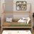Twin Size House Bed With Roof Design, Solid Wood House Bed With Headboard And Footboard-1370164288
