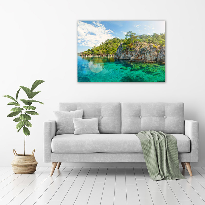 Blue Lagoon - Wrapped Canvas Print