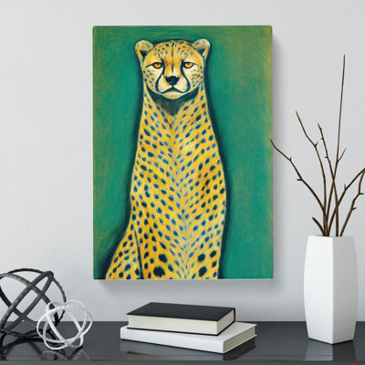 Cheetah Portrait - Wrapped Canvas
