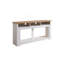 Meuble télé 60 po pour téléviseur de 70 po ou moins avec foyer électrique intelligent de 50 po, blanc-908652827