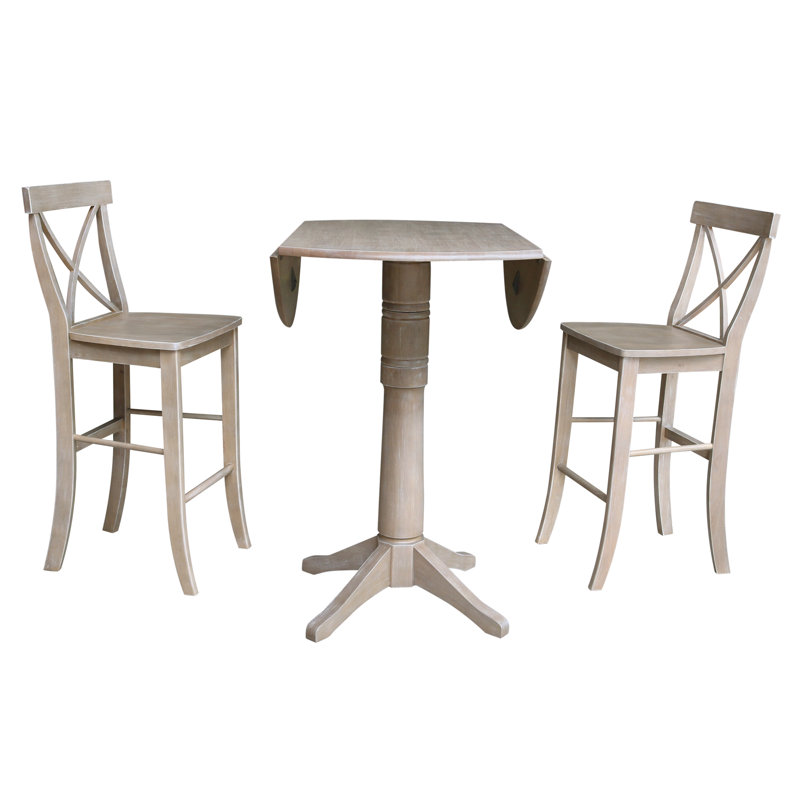 Ensemble de salle à manger Aracelys, Taupe-gris délavé