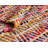 Drakeford Chevron Handmade Flatweave Cotton Red/Yellow/White Area Rug-613328759
