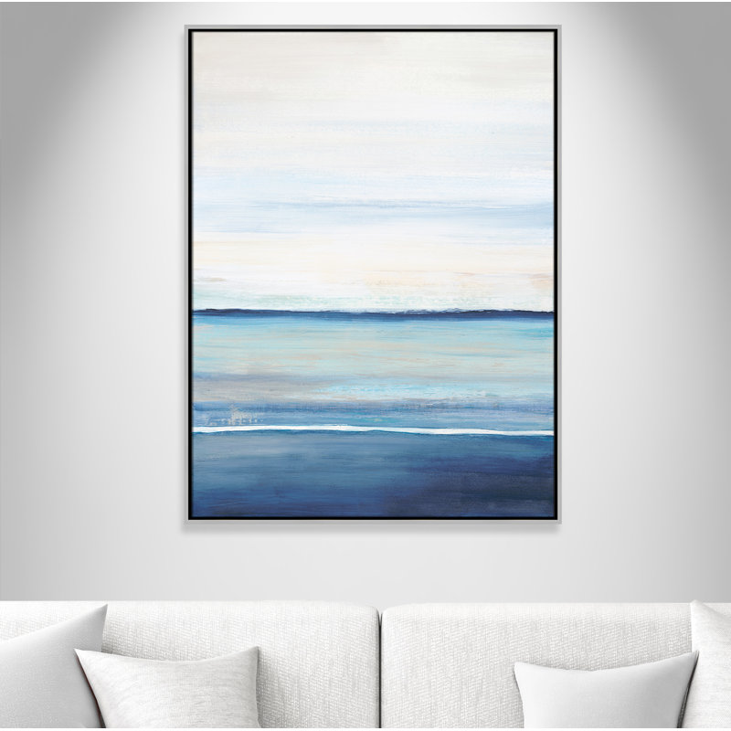 «Emmit Distant Whispers» par Filippo Ioco - reproduction d'art, H 41,5 po x l 31,5 po x P 2 po, Toile avec cadre argenté