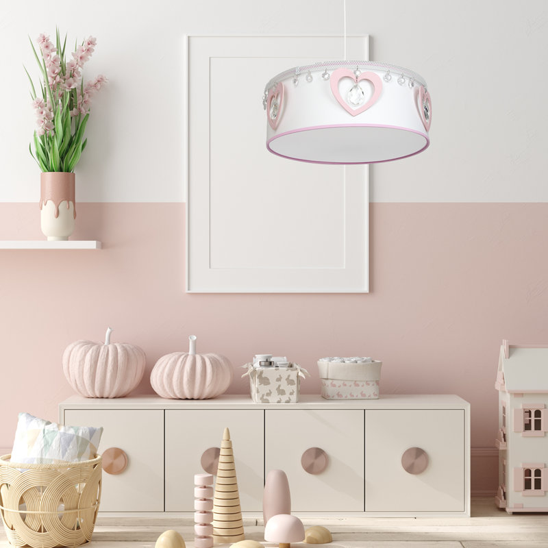 Avis 1 - Light Pink Drum Pendant