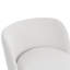 Chaise d'appoint moderne avec conception pivotante et deux tabourets assortis, chaise demi-tonneau multifonctionnelle pour meuble-lavabo et salon-218662911