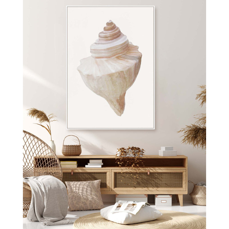 Sea Shell 11 Print by Rita Taverni, 60" H x 43" W, Wrapped Canvas