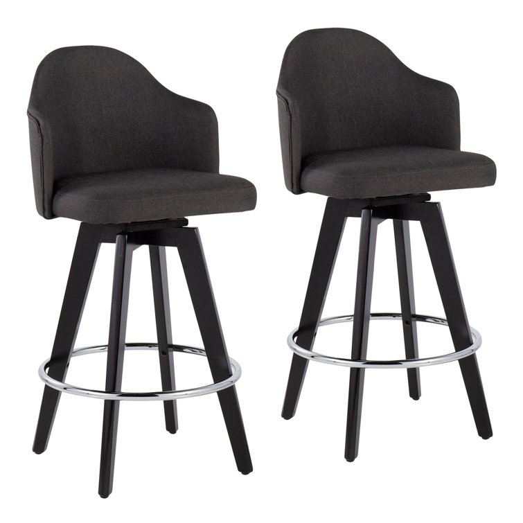 Tenessa Swivel Upholstered Counter Stool