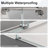 44"-48"W*76" H Frameless Single Sliding Shower Door – 5/16" (8mm) Clear Tempered Glass, Bypass Design with Chrome Finish