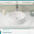 Mocoloo Ceramic Vessel Bathroom Sink Bathroom Sink with Decorative Rim-124176869-124176868-124176871